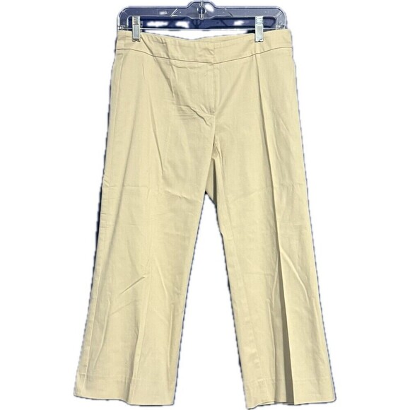 Trina Turk Pants - Trina Turk Women’s Pants Tan Crop Khaki Straight Leg Dress Pants Trousers Size 0
